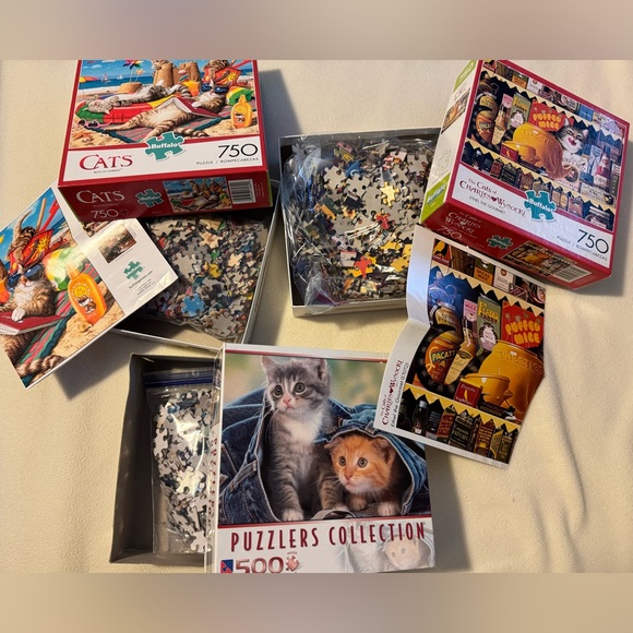 3 Delightful Cat Jigsaw Puzzles - Picture 3 of 11